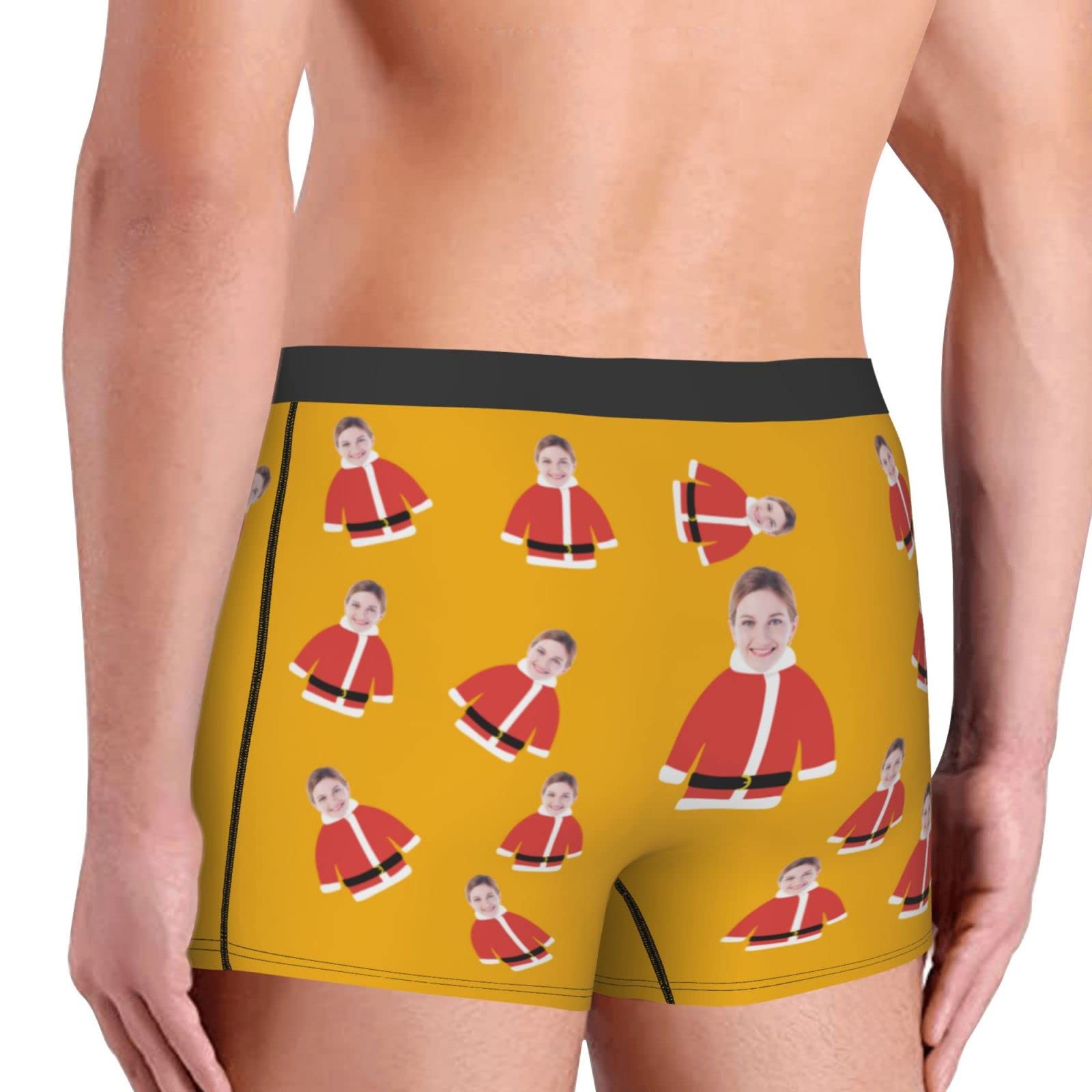 Calzoncillos Boxer Personalizados Con Foto - Regalo Divertido Para Novio, Esposo, Cumpleaños O Navidad