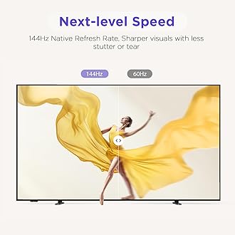 iFFALCON 55-Inch Class QLED 4K Smart TV, Ultra-Slim Picture Frame TV, 144Hz, HDR, Art Mode w/AI Art, Wide Color Gamut, Dolby Vision IQ, Dolby Atmos, Google Assistant Voice Remote(55F75, 2025 Model)