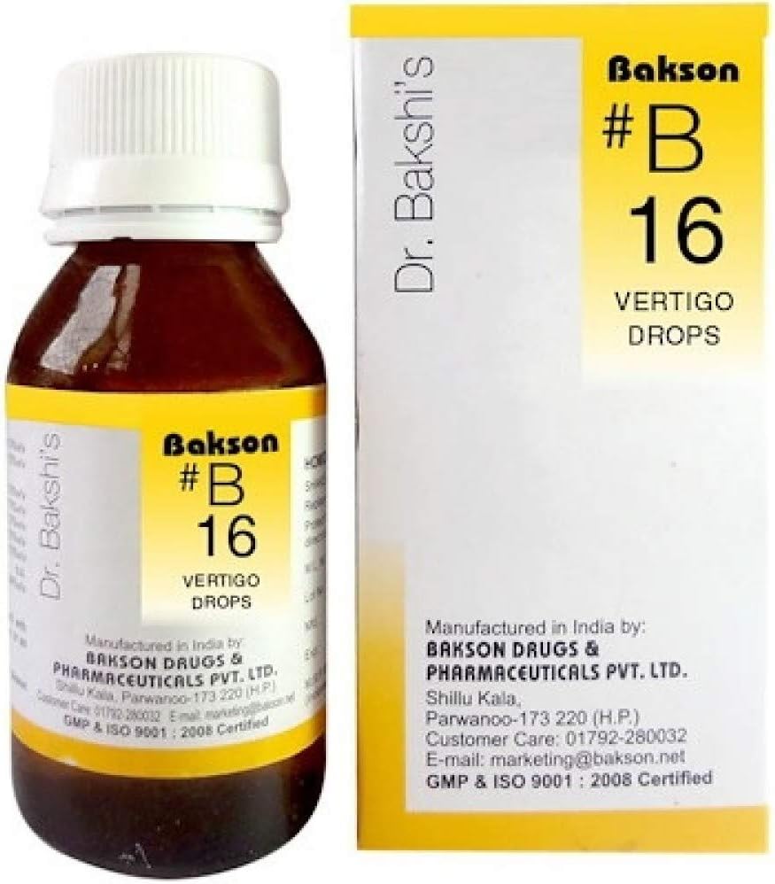 Bakson B16 Vertigo Drops (30ml)