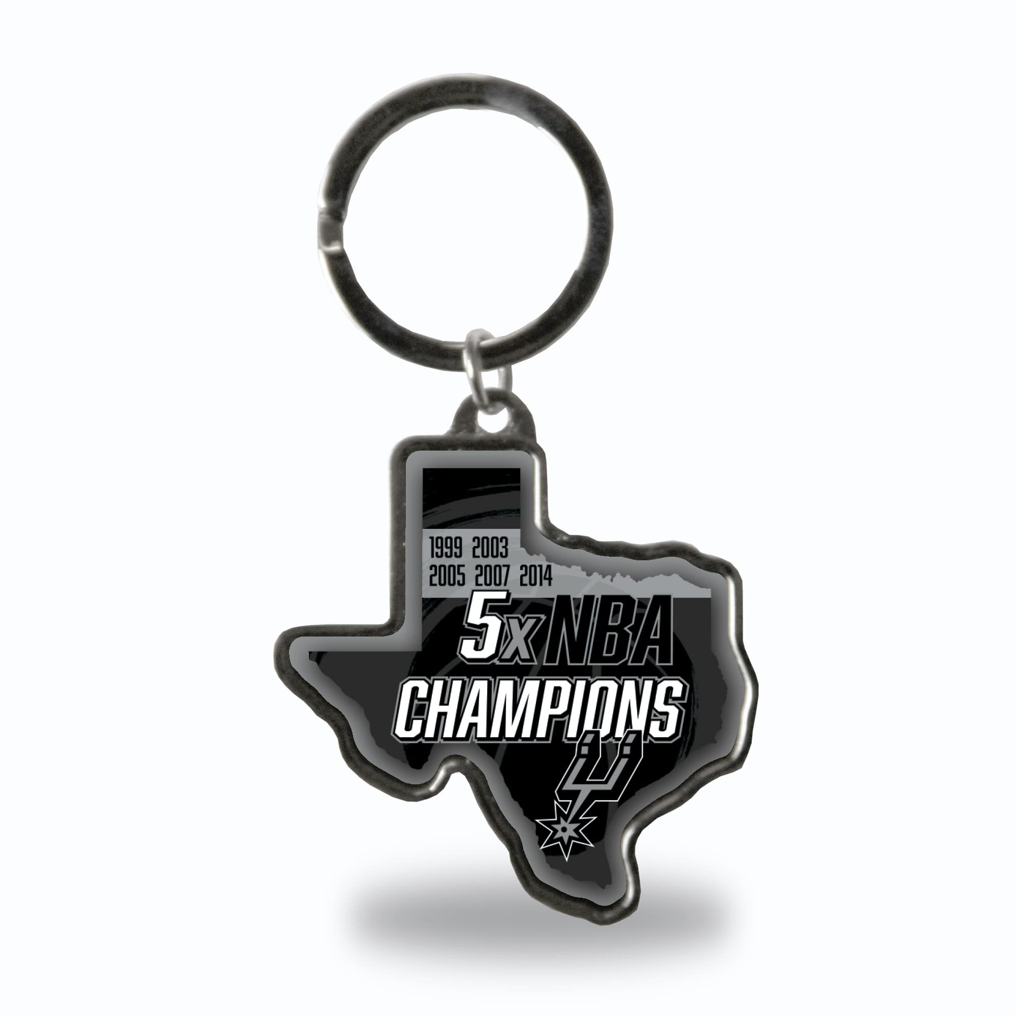 Rico IndustriesNBA San Antonio Spurs Champ State Shape Keychain