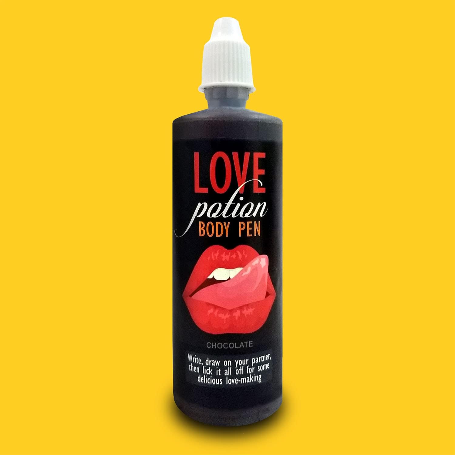 exciting Lives - Love Potion Body Pen - Chocolate Ink to write on Skin - Gift for Valentines, Valentine's Day, Love Gift for Valentines, For Girlfriend, Wife, Husband, Boyfriend, Lovers, Couples