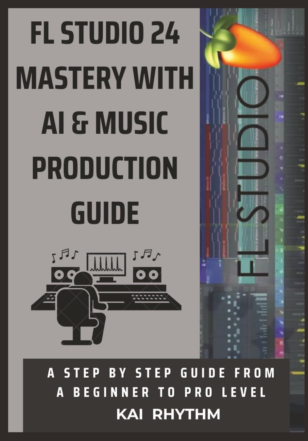 FL STUDIO 24 MASTERY WITH AI & MUSIC PRODUCTION GUIDE: A step by step guide from beginner to pro level on beat making , mixing & mastering, AI music production, psychology, and the business of music