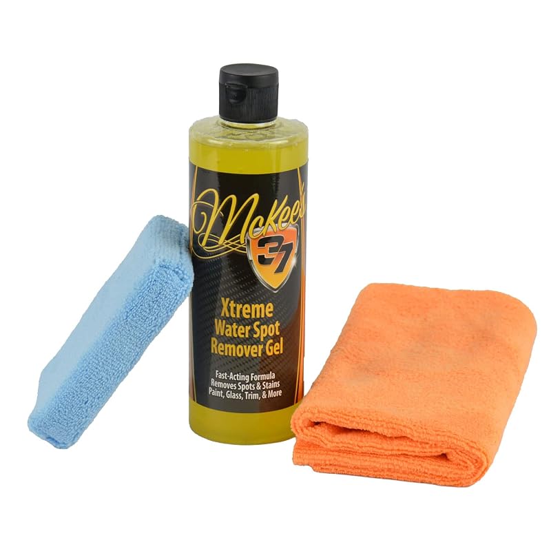 McKee's 37 Xtreme Water Spot Remover Gel Removedor de Manchas de Água em Gel, Pacote com 3 Frascos de 158 mL