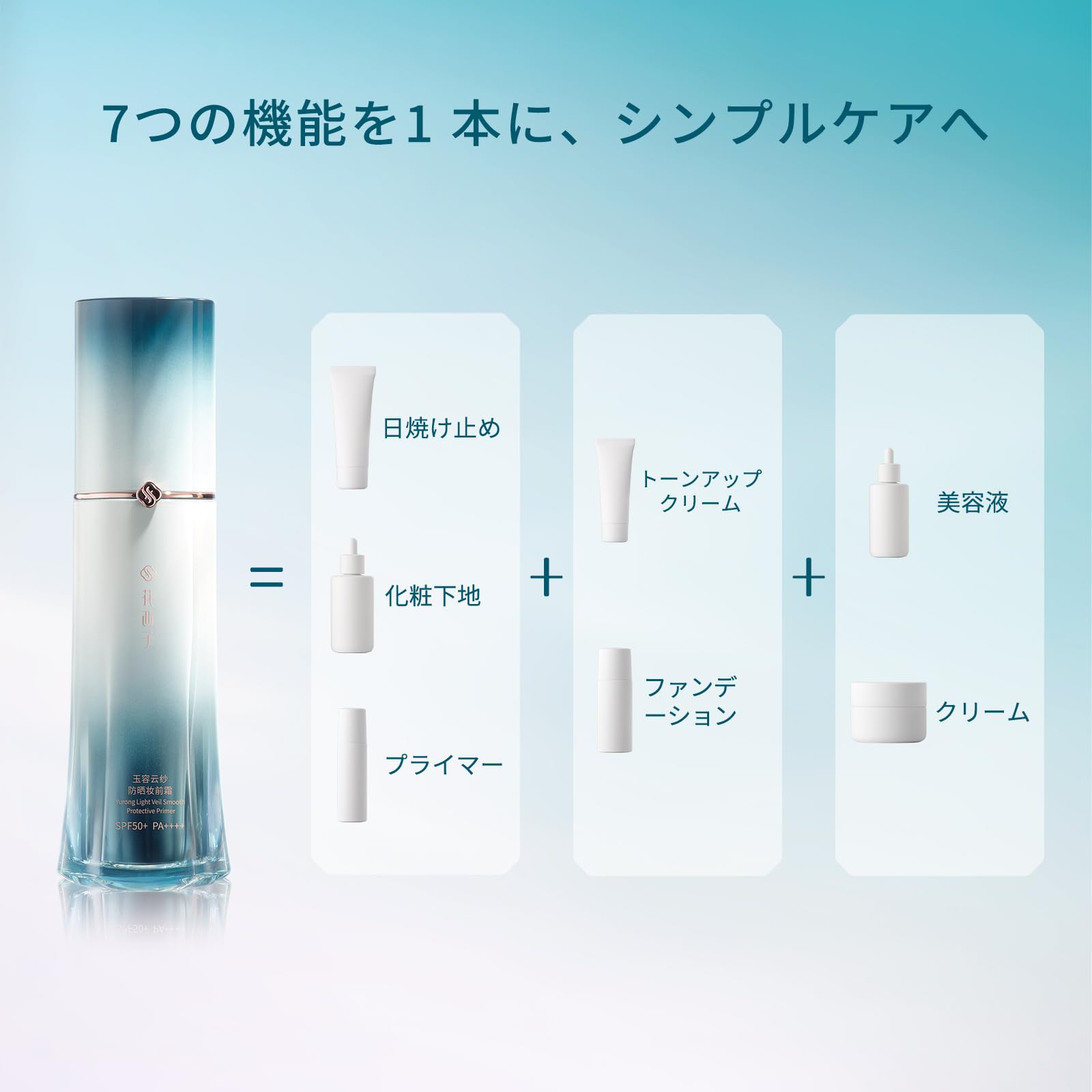 Amazon | 【公式】花西子 FLORASIS 晴光美肌 UVカットセット 玉容花養