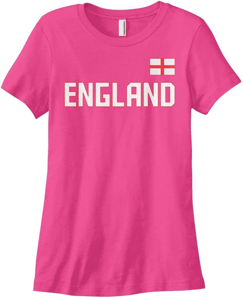 Threadrock Women's England National Pride T-Shirt