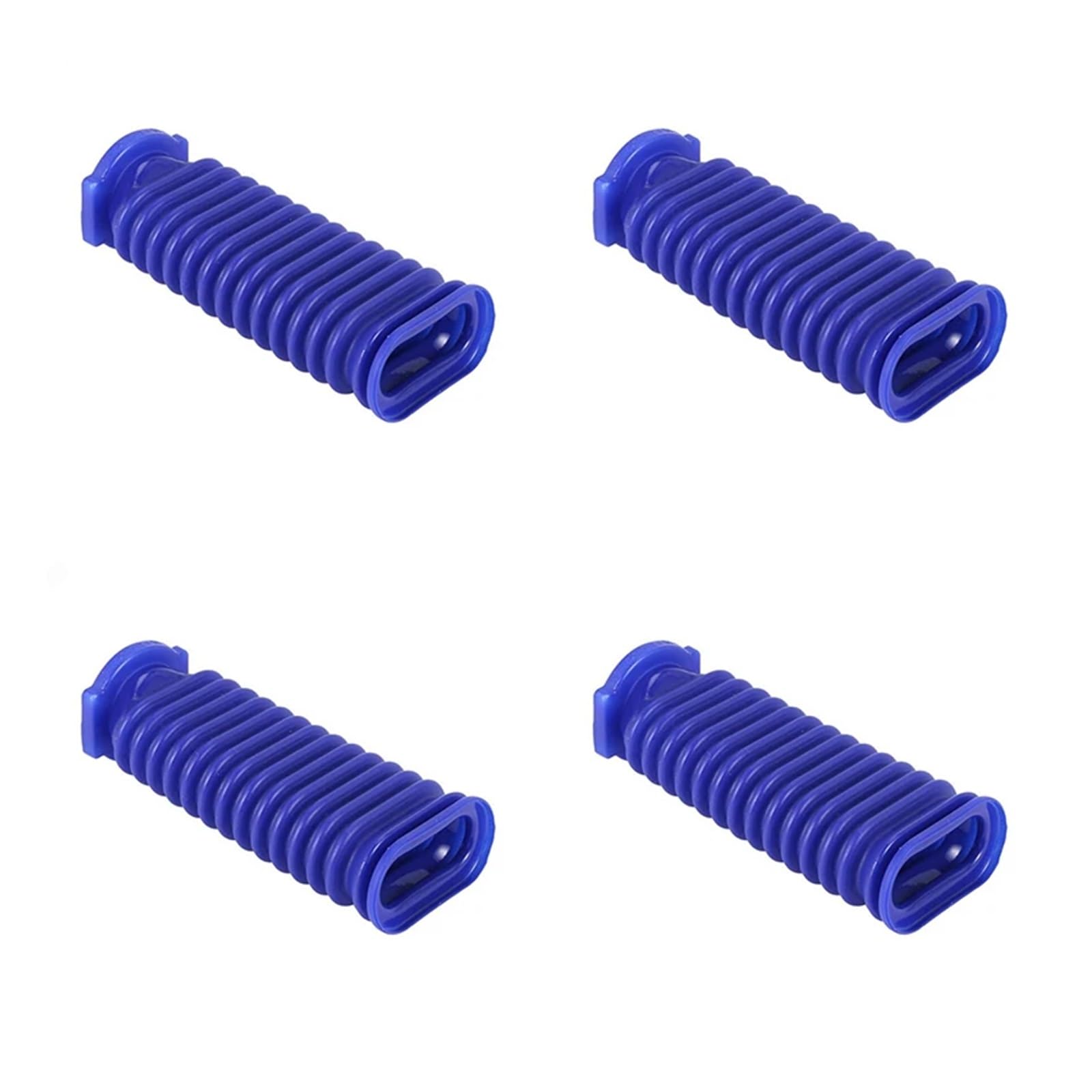 Vacuum Cleaner Accessories Parts，Soft Velvet Roller Suction Head Blue Hose，Replacement Home Cleaning，Compatible For Dyson V6 V7 V8 V10 V11 (Color : 4pcs)