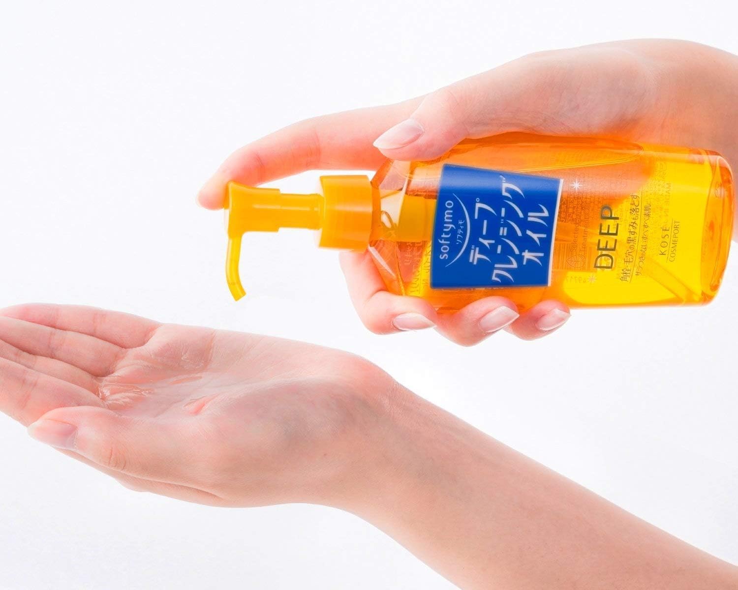 Kose Softymo Deep Olejek oczyszczający do demakijażu, 230 ml i wkład 200 ml, wyprodukowany w Japonii Aburiya