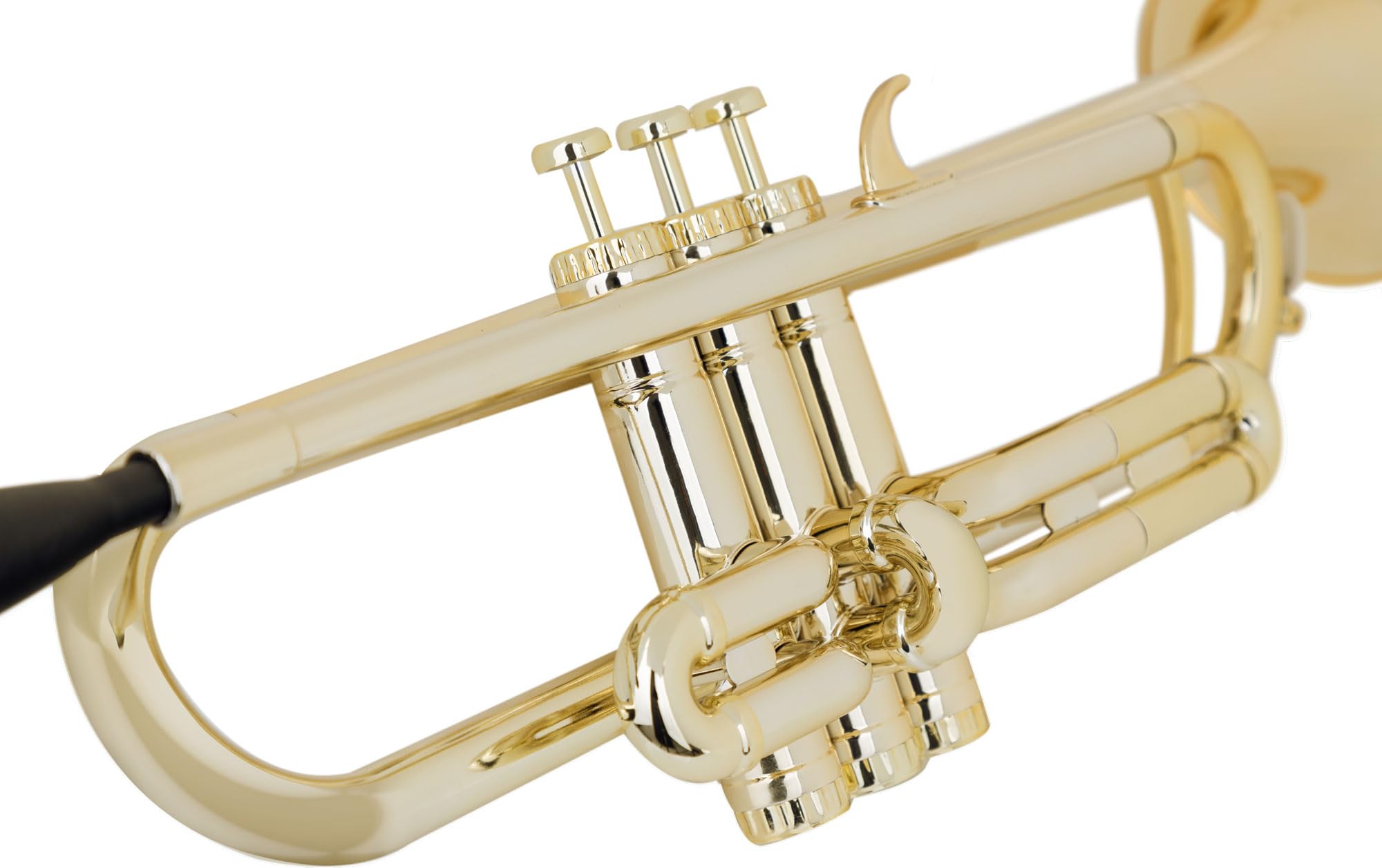 Classic Cantabile MardiBrass ABS Kunststoff Trompete - Perinet-Ventile - 510g leicht - Bohrung: 11,6 mm - inkl. Mundstück und Gigbag - gold