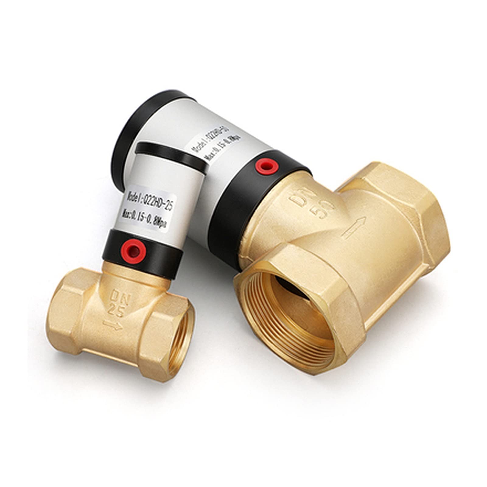 G 1/2 "3/4" 1 "DN50 2/2-drogowy mosiężny pneumatyczny zawór sterowania pneumatycznego N/CN/O dla wody olej gazowy Q22HD-15/20/25/32/40/50(PTFE,Q22HD-32 NC)