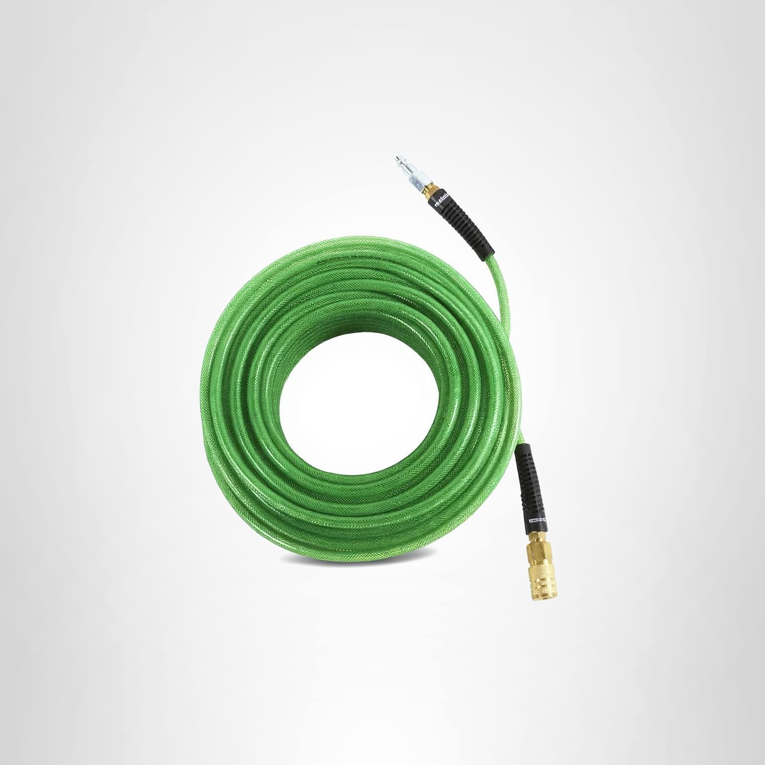 Metabo HPT 1/4" X 50 Ft Polyurethane Air Hose – Industrial Fittings, 300 PSI, 3:1 Burst Ratio – Lightweight, Cold-Flexible, Professional Grade – Model 115155M
