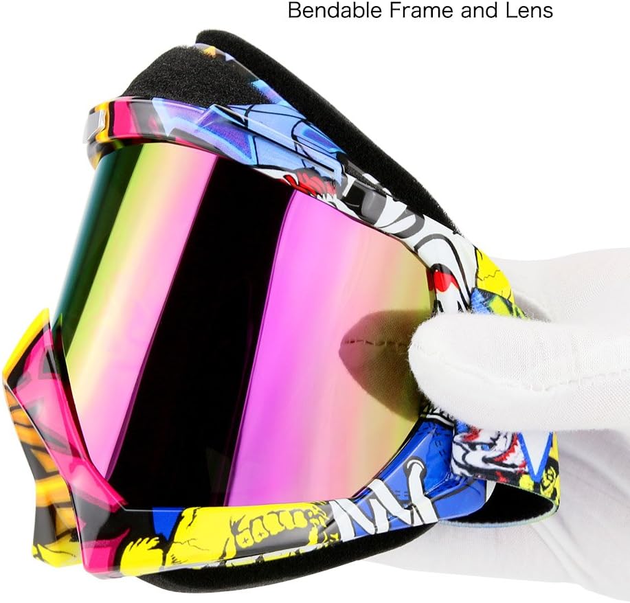JAMIEWIN Motocross Goggles for ATV, Dirt Bike, Motorcycle, UTV & MX - OTG Offroad Riding Goggles with Anti UV, Dustproof & Anti Fog Protection for Men, Women, Youth & Kids - Image 5