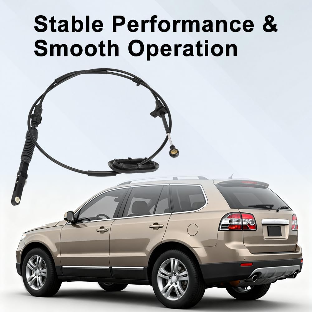 Automatic Transmission Gear Shifter Cable Replacement for 15785087 Compatible with Chevy Trailblazer SSR GMC Envoy Buick Rainier Oldsmobile Bravada Saab 9-7x Isuzu Ascender Shift Cable