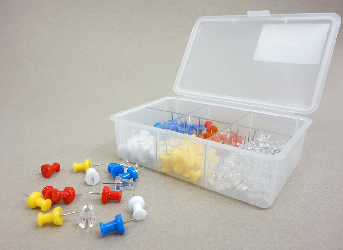 Kokuyokahi-S20 plastic thumbtack Dharma 5 color set (japan import)