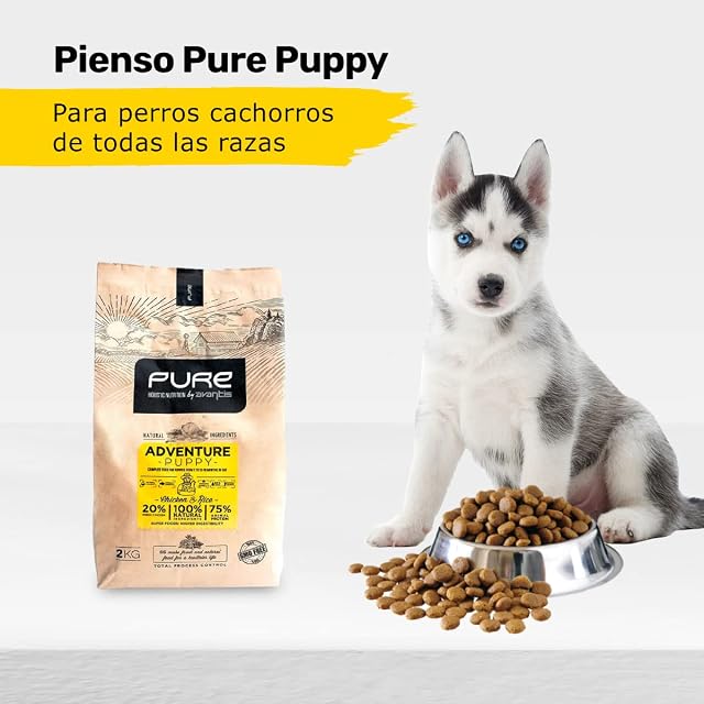Foto 2 de 7 de Pure Adventure Puppy Pollo y Arroz 2 kg - Pienso Holístico con Carne Fresca para Cachorros - Todas Las Razas