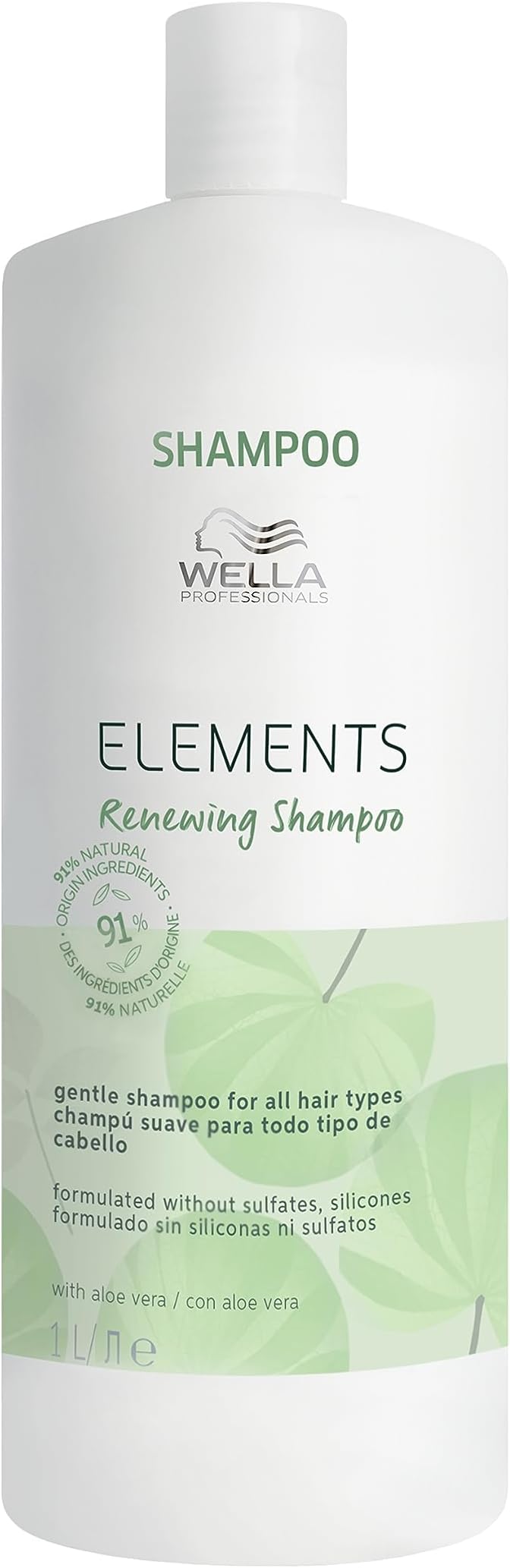 Elements Renewing Professional Shampoo, Nourishing, Without Sulfates and Silicones, For All Hair Types