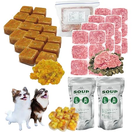 Amazon 犬手作りごはんドッグフード 腎臓ケアプラス やさしい安心ごはんスターターキット 療養食 シニア犬に 無添加 厳選食材 信頼の老舗wanbana Dolce Del 帝塚山wanbana ウェット 通販
