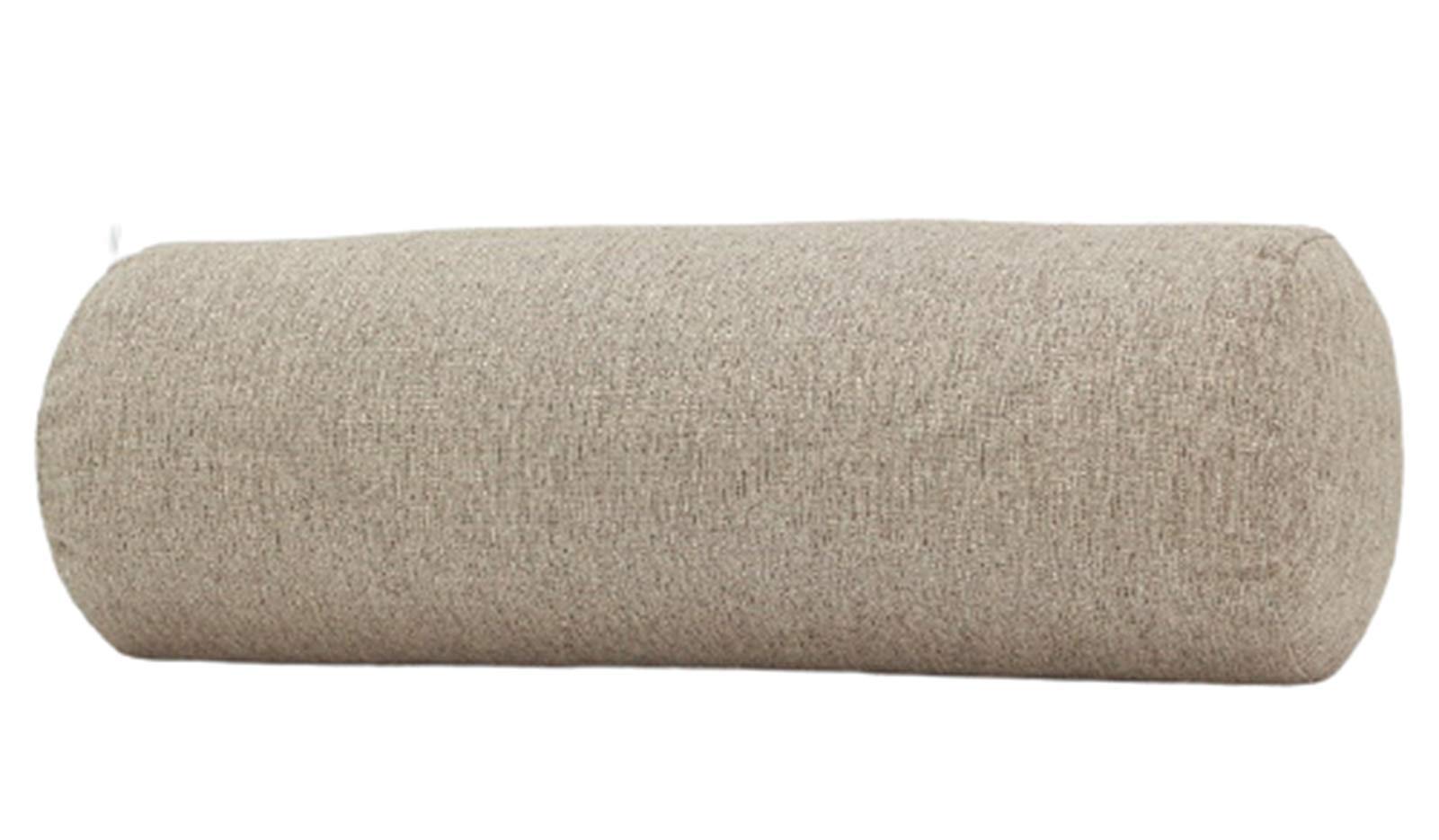 Cylindryczna poduszka lędźwiowa na sofę i samochód, zdejmowana bawełniana poszewka z lnu, 10 x 20 x 100 cm, poduszka podtrzymująca dla relaksu i komfortu, idealna do spania i podróży
