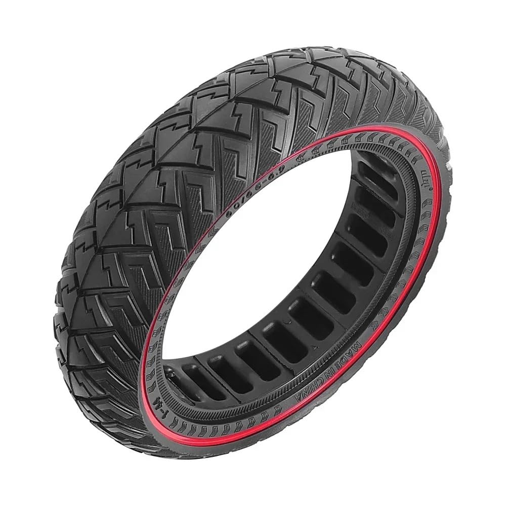 Ruedas Macizas Neumático sólido 60/65-6,9, neumático sin cámara for patinete eléctrico, neumático de rueda trasera no neumático(Black)