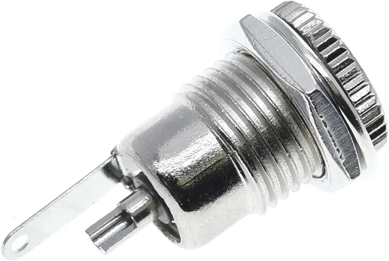 DC Power Jack Socket 5.5mm x 2.1mm Female Panel Mount Connector 30PCS | 30-pack DC099 5.5x2.1mm DC power jack socket, metal copper female panel mount connector for DIY projects(30PCS 2.5MM)