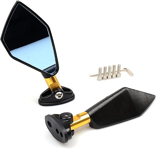 NABRAND Side Mirrors Universal Motorcycle Accessories Rear View Mirrors Side Mirror for Yamaha XT660XRZ XTZ 125 XMAX300 Xmax 125200250400 V-MAX