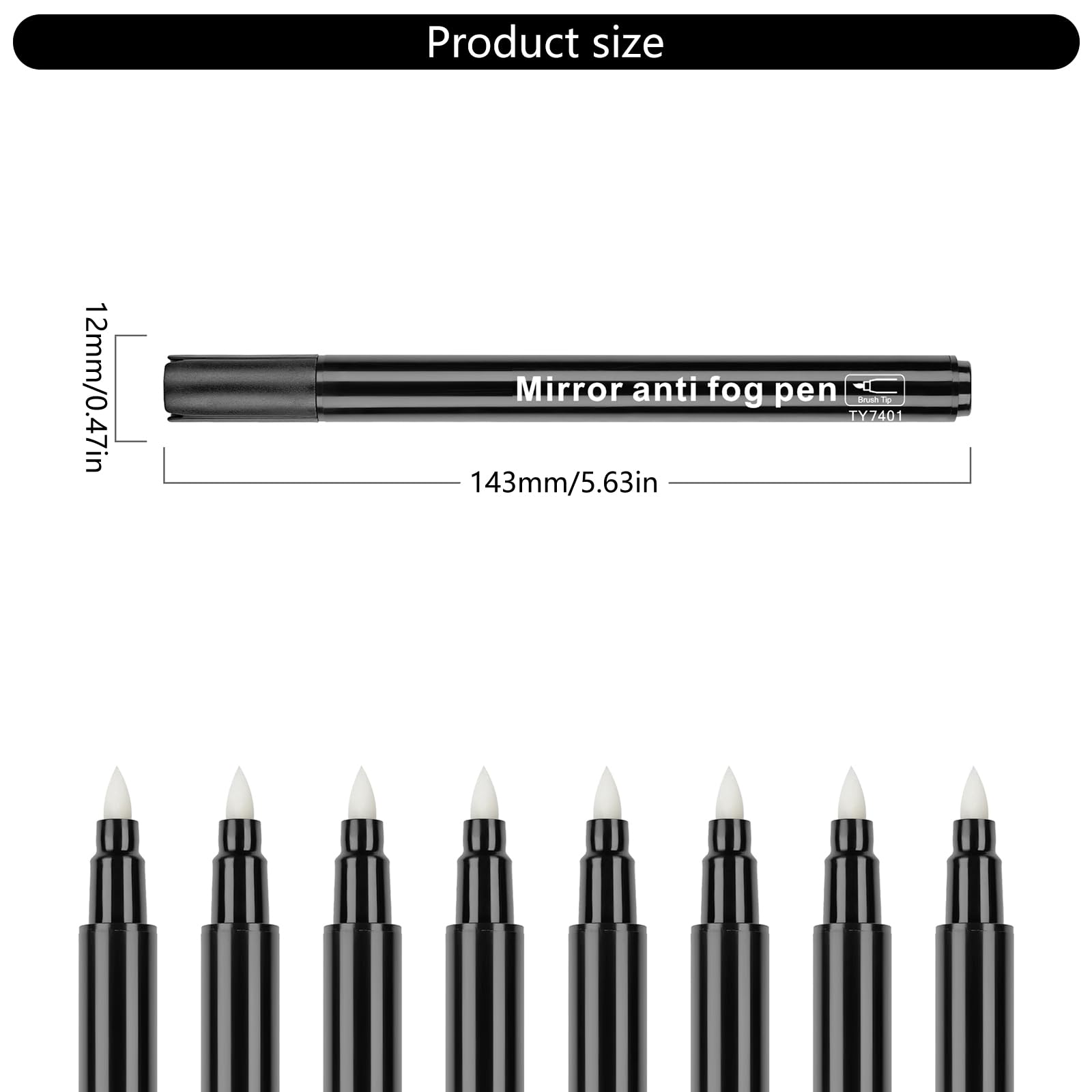 Rotulador antivaho para anteojos, para estudiantes, adultos, profesionales, deportes, natación, cocina, trabajo