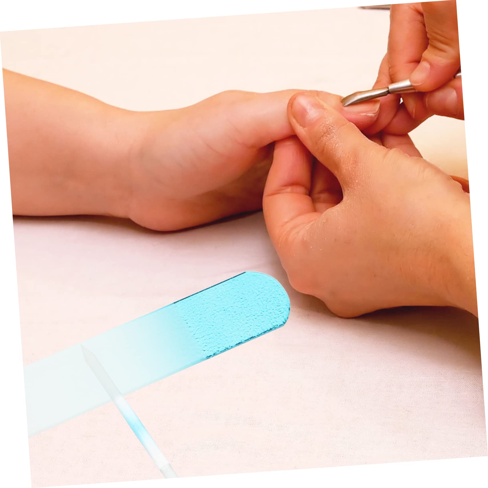 FRCOLOR 8piezas Limas De Uñas De Herramienta De Manicura Doble Cara Para Uñas Para Casa y Salones De