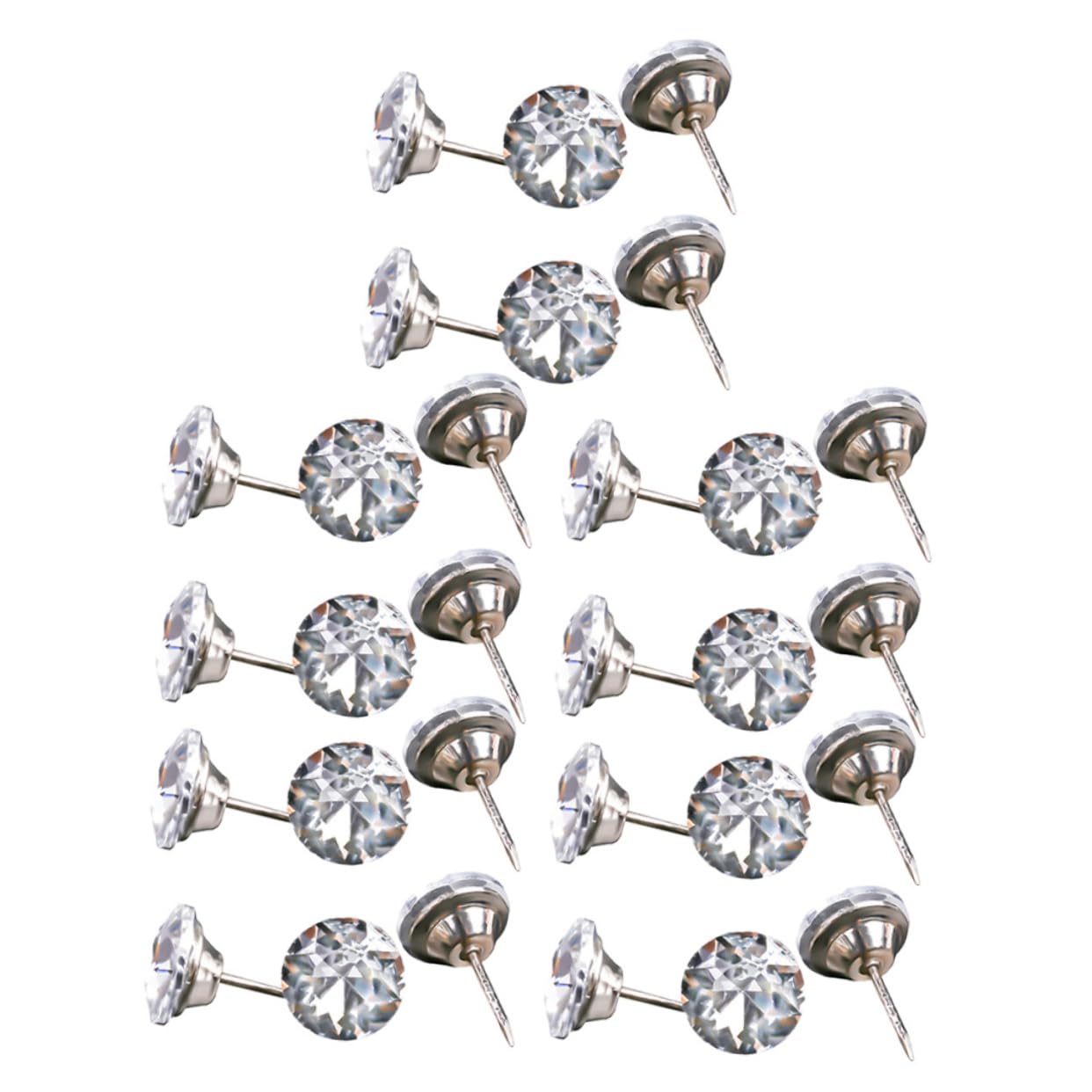 Operitacx 5 Sätze Dekorative Push Pins Möbelknöpfe Für Sofas Wanddekoration Hochwertige Polsternägel Für Korktafeln DIY Projekte Und Möbelverschönerung 30 Stück * 5