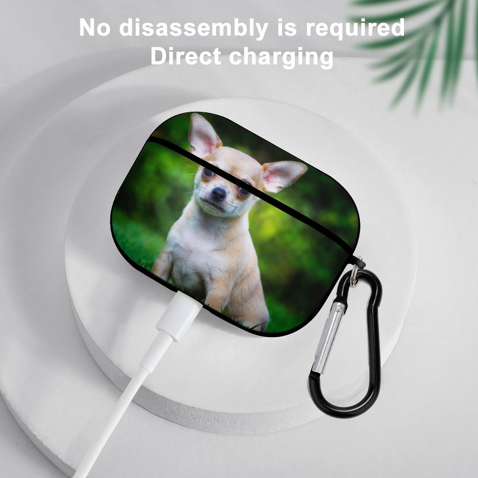 Apple - チワワ新型AirPods Amazon | チワワ犬の子犬 イヤホンケース Apple Airpods Pro用