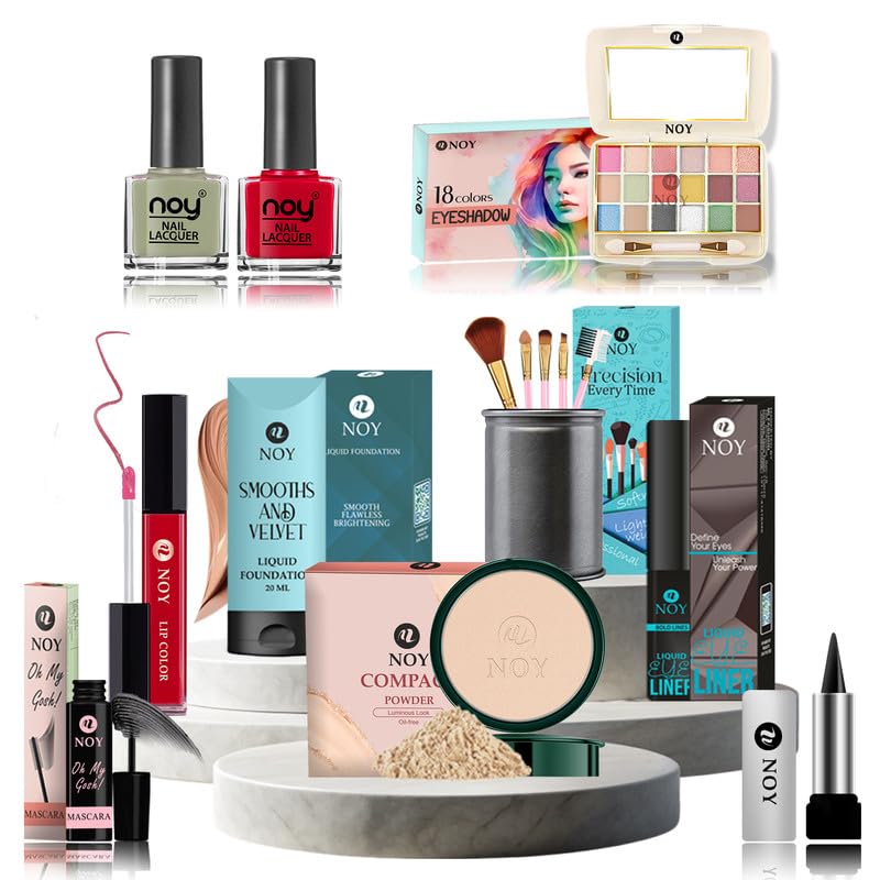 Noy Makeup Set Combo Offer Includes Must Have Items For Flawless And Professional Results Pack of 14 pcs #512