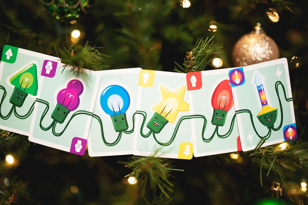 Christmas Lights A Card Game , 13 Different Holiday Festive Themed Games to Play - 25th Century Games - Image 4