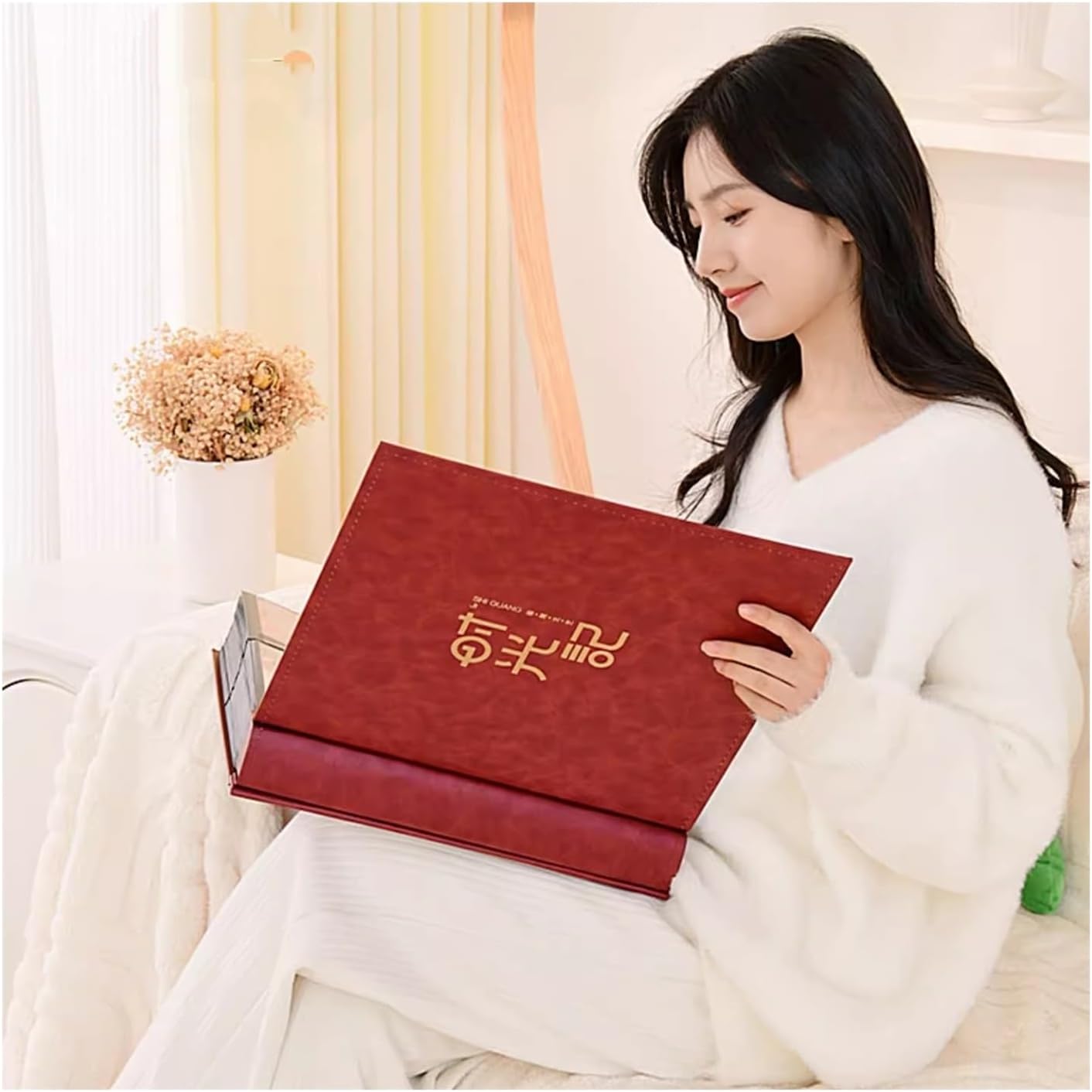 Photo Albums 1050 Album Book Large Capacity Family Insert Type Memorial Album Couples Photo Album Photo Storage Shadow Book Album de fotos (Color : Brown, Size : B)