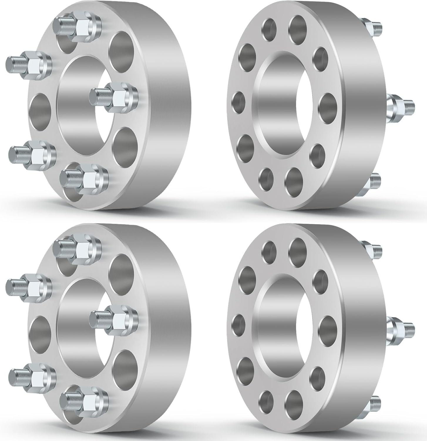 OCPTY 4PCS 1.5" Wheel Spacers 5x4.5 to 5x4.5 Wheel Adapters 14x1.5 Studs 71.5mm Center fit for 2005-2021 for Chrysler for 300/2009-2021 for Dodge for Challenger / 2006-2021 for Dodge for Charger