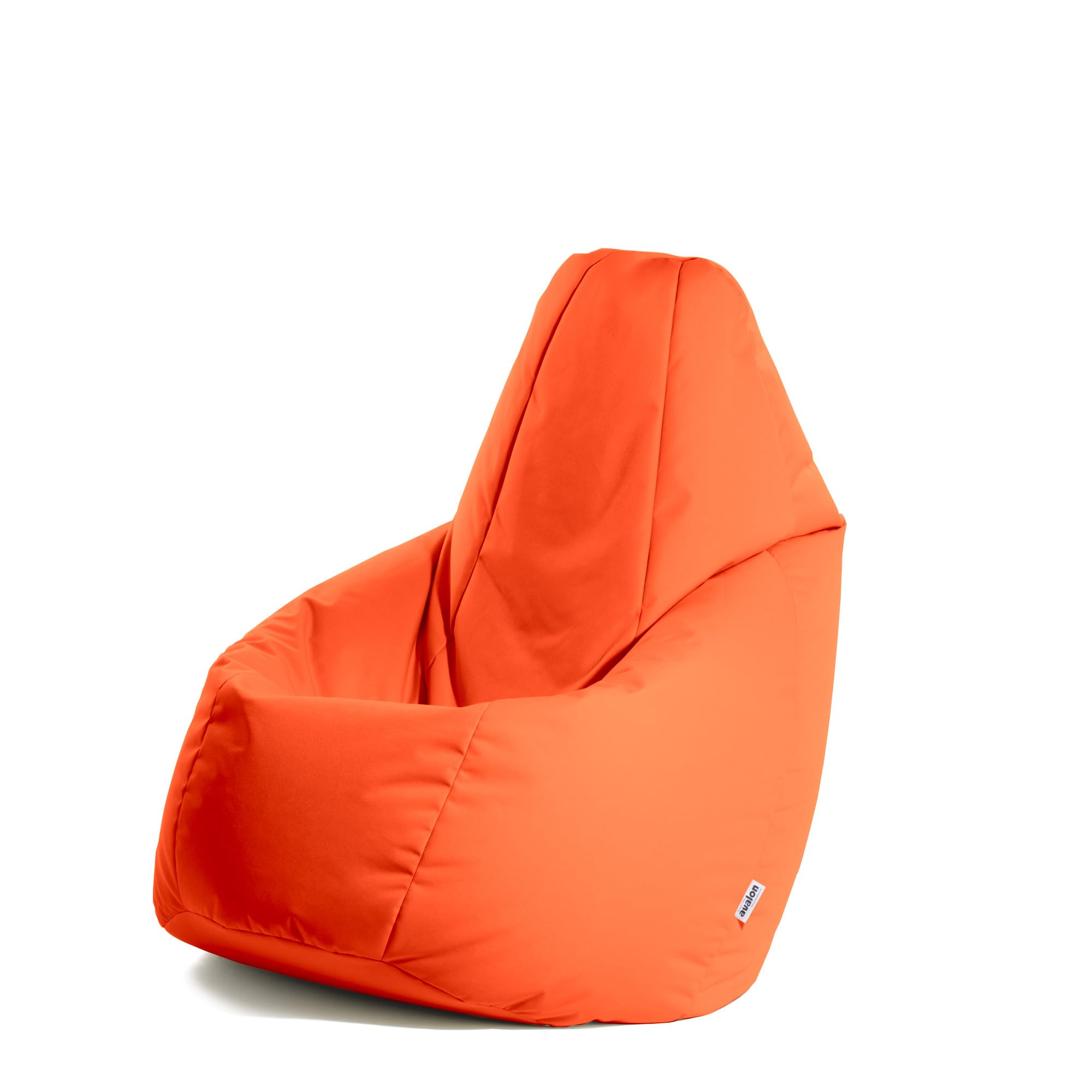 Avalon Pouf Poltrona Sacco da Esterno Grande L Samba 80x80x125cm Arancio Impermeabile Antistrappo