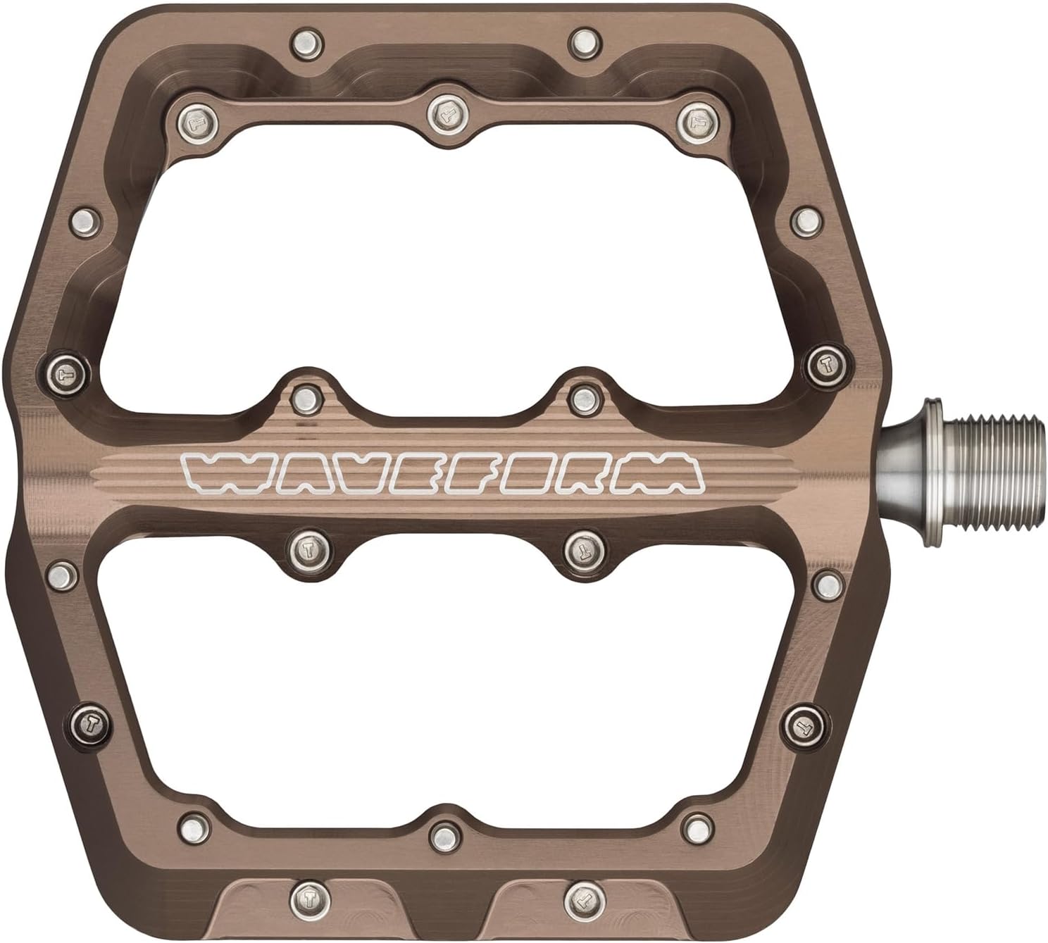 Wolf Tooth Waveform Aluminum Pedals - Large - Espresso
