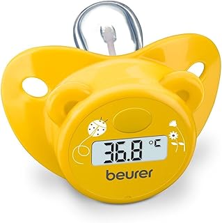 Beurer BY20 - Chupete-termómetro en forma de osito, color amarillo