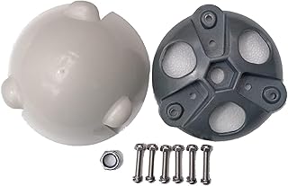 Wind Turbine Blades DIY Wind Turbine Accessories 100W~1000W Small Windmill Accessories Suitable for 3/5/6 Blade Horizontal Wind Turbine Power Generation (Color : 6 Leaves)