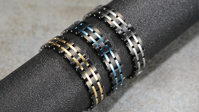 Pulsera para hombre acero inoxidable ajustable miniatura 7