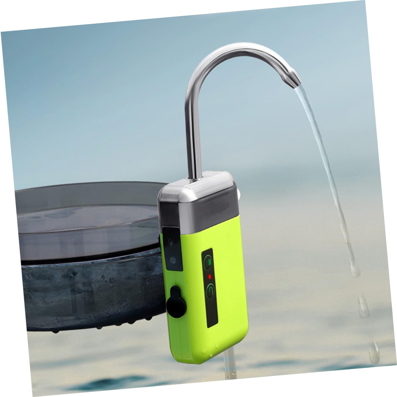 Aquarium Luftpumpe mit Wasserwechsel 2000ma 6l/min Abs Grün