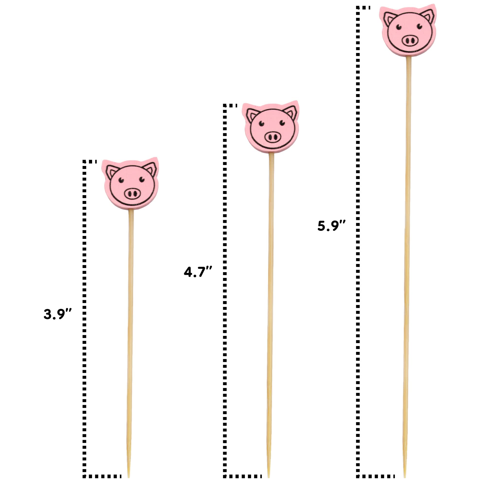 Bamboomn brand - decorative Pearl End Bamboo Picks 11,9 cm (12 cm) - 4