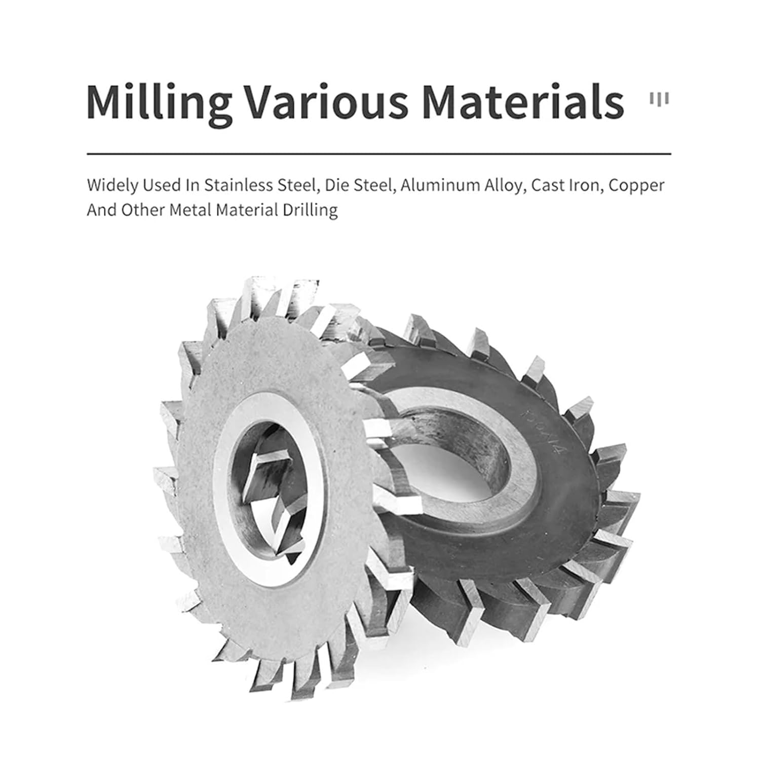 1PCS Hot HSS Straight Tooth Face Milling Cutter Blade Assorted Sizes 50mm To 150mm(130mm,16mm)