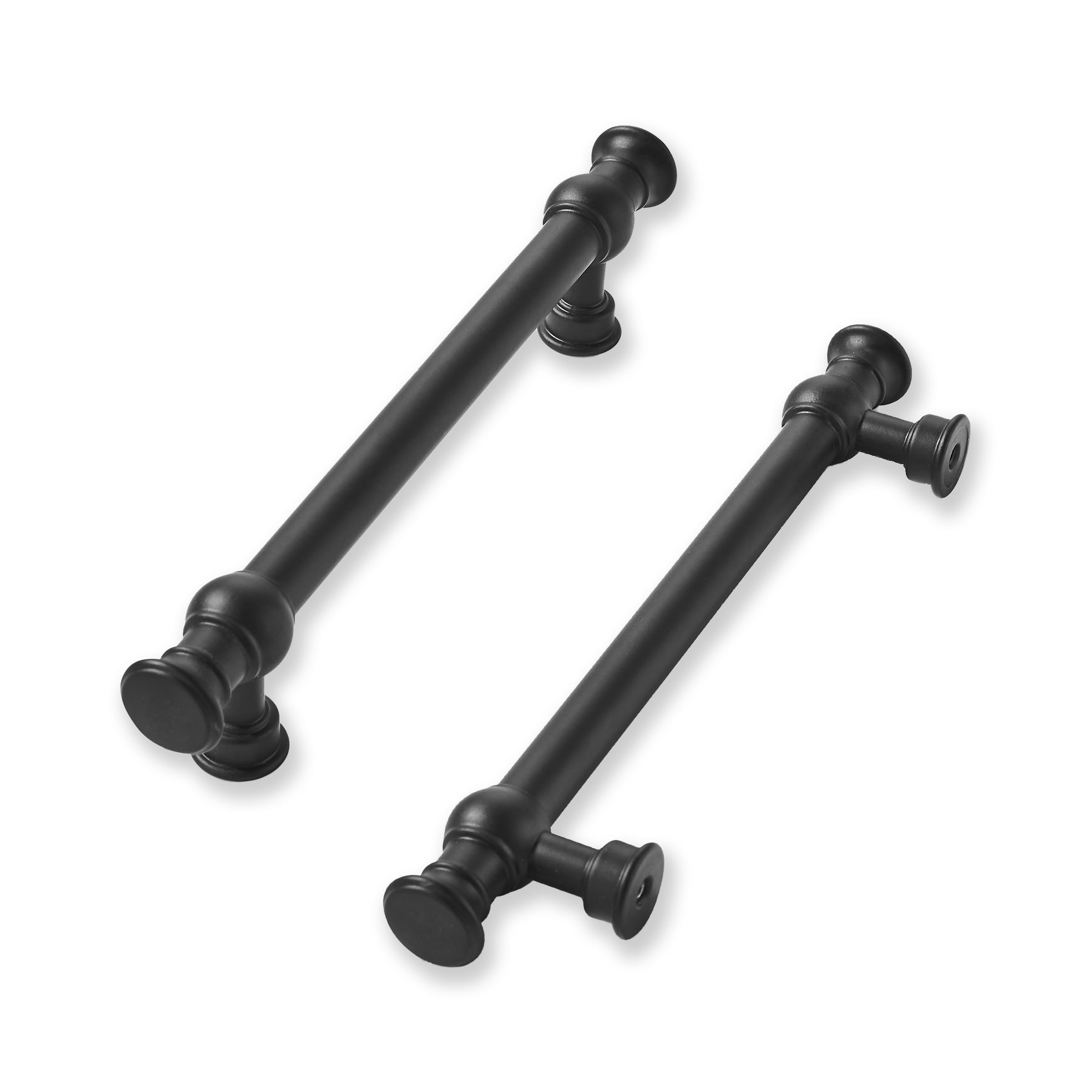 KHTUMEWARE-BINLI Matte Black Cabinet Pulls CTC 4 in (102 mm) 10-Pack