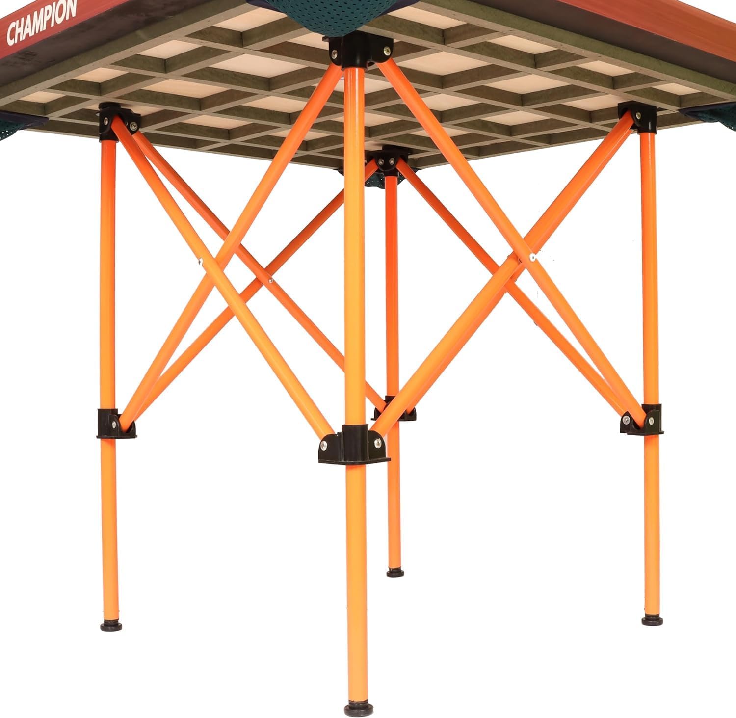 KD Willmax ExtendX Carrom Board Stand MultiColor – Foldable, Height Adjustable, Professional Quality (F-Orange)