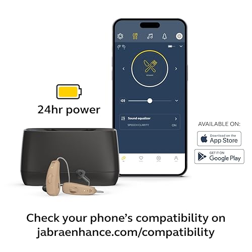 Miniatura 8 de Audífonos seleccionados 50R OTC, atención del equipo de audiología incluida, transmisión Bluetooth para llamadas, música, medios para iOS y Android,