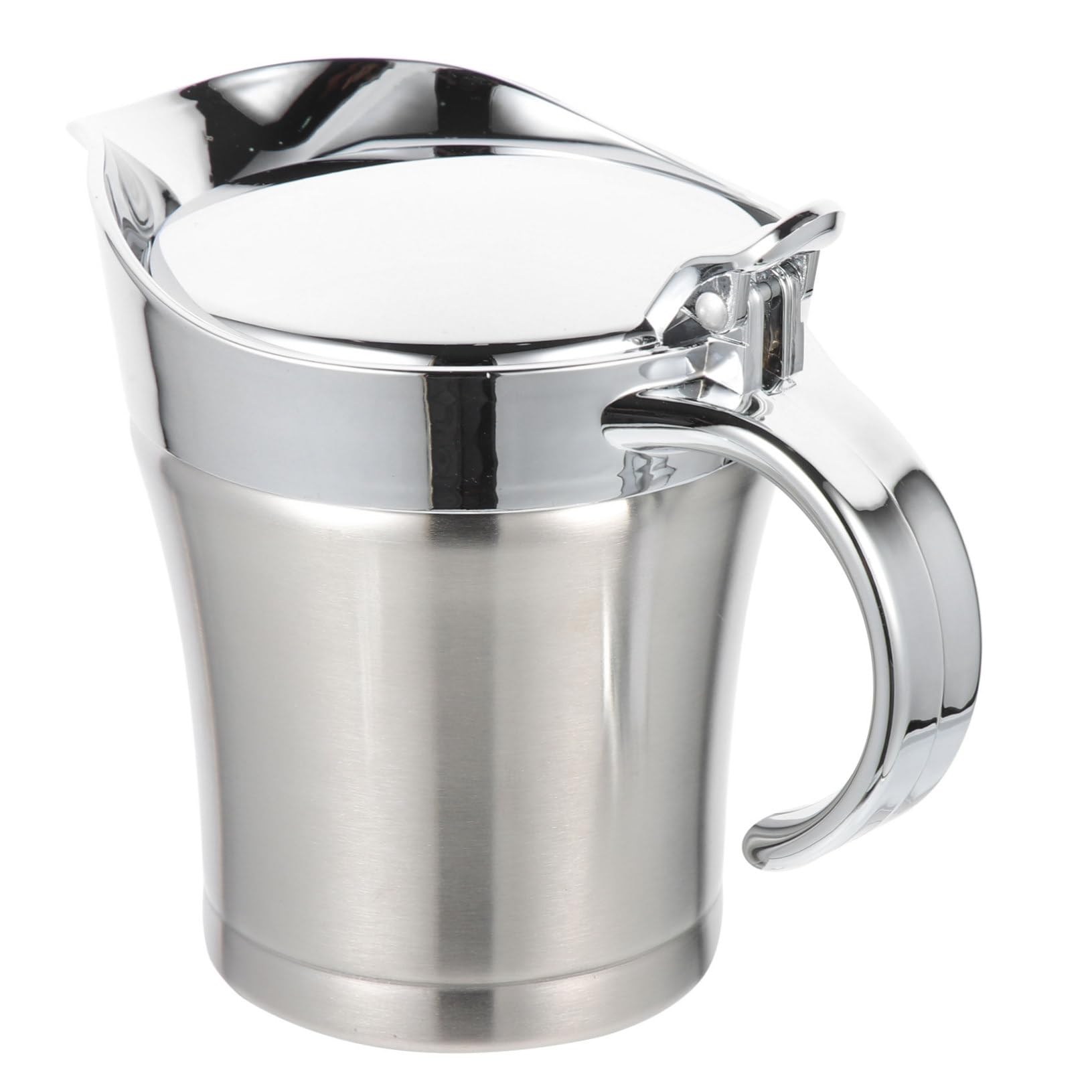 Dispensador de Salsa Vertedor Conveniente de 500ml de Acero Inoxidable y Diseño Antigoteo para Servir Hogar o Restaurante