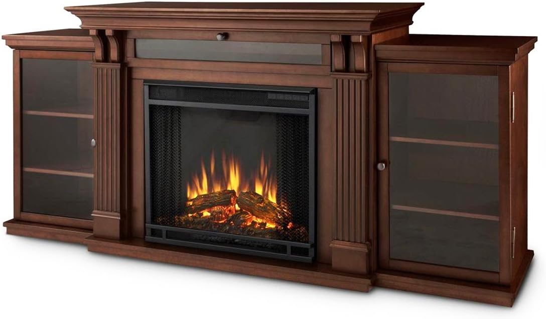 Real Flame Monte Vista Electric Media Fireplace, Antique Gray Home & Kitchen