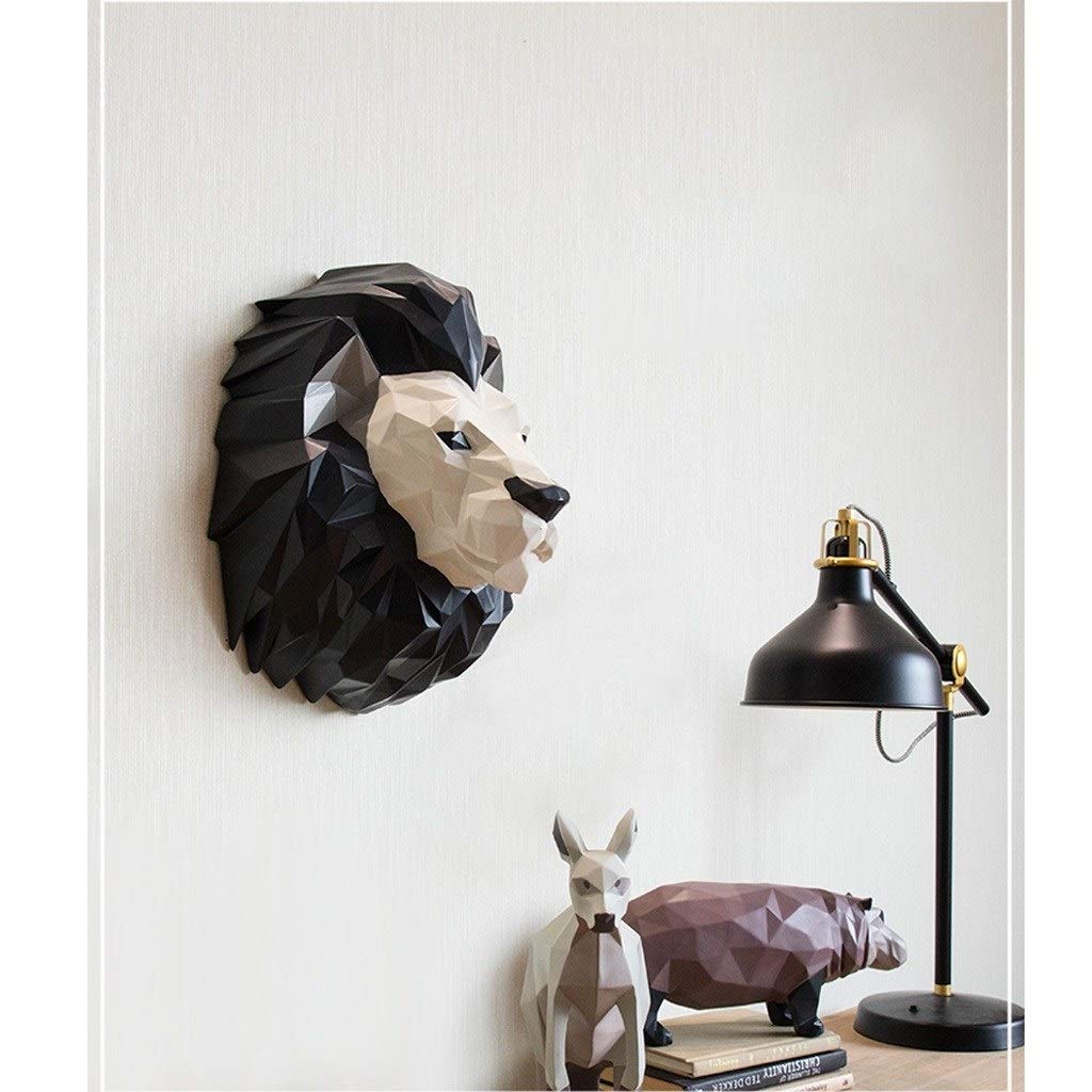 Skulptur Stil Kreative Malerei Dreidimensionales Wandbild Wanddekorationen Wohnzimmer Statuen Neuheit Geschenk