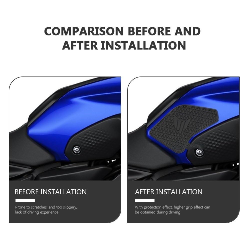 Protection Réservoir Moto Autocollants De Moto Pour Yamaha MT07 MT