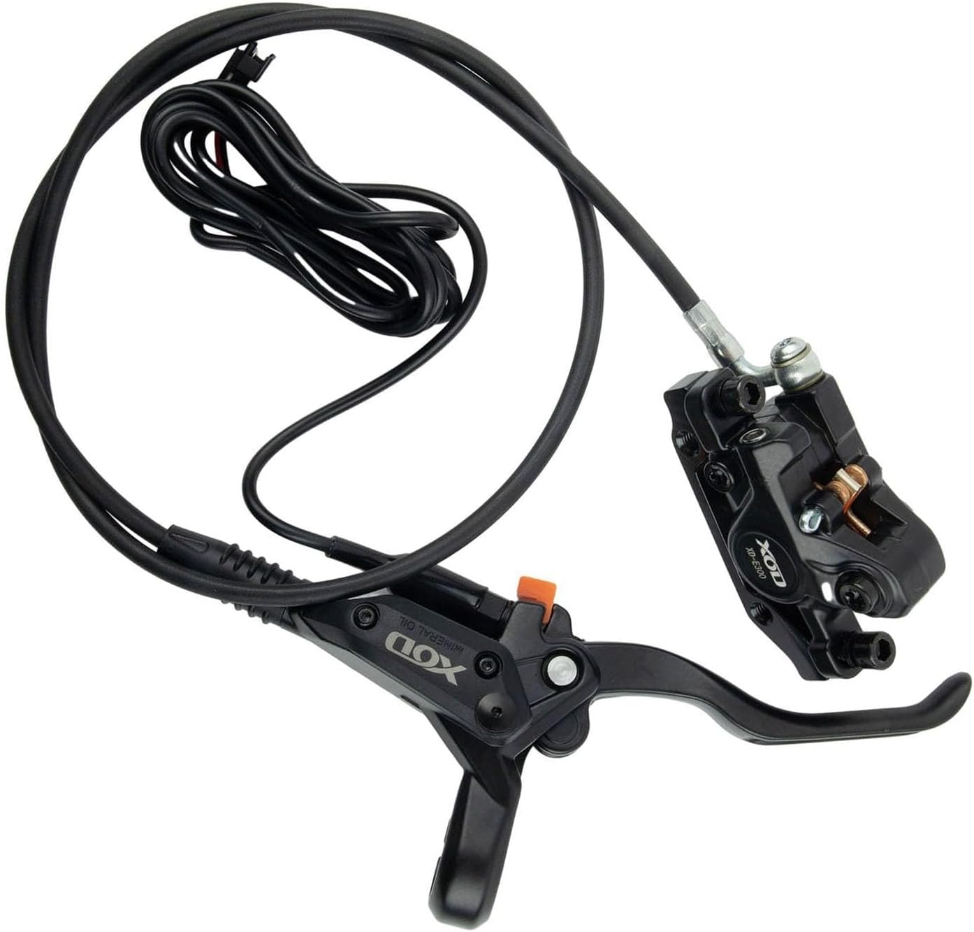 Right-front & Left-front EBike Hydraulic Disc Brake Set, Power-Off Hydraulic Disc Brake For Electric Bike, Hydraulic Brake Kits Aperture 44Mm, Front 140Mm Or 160Mm, Rear 160Mm Or 180Mm(Left rear)