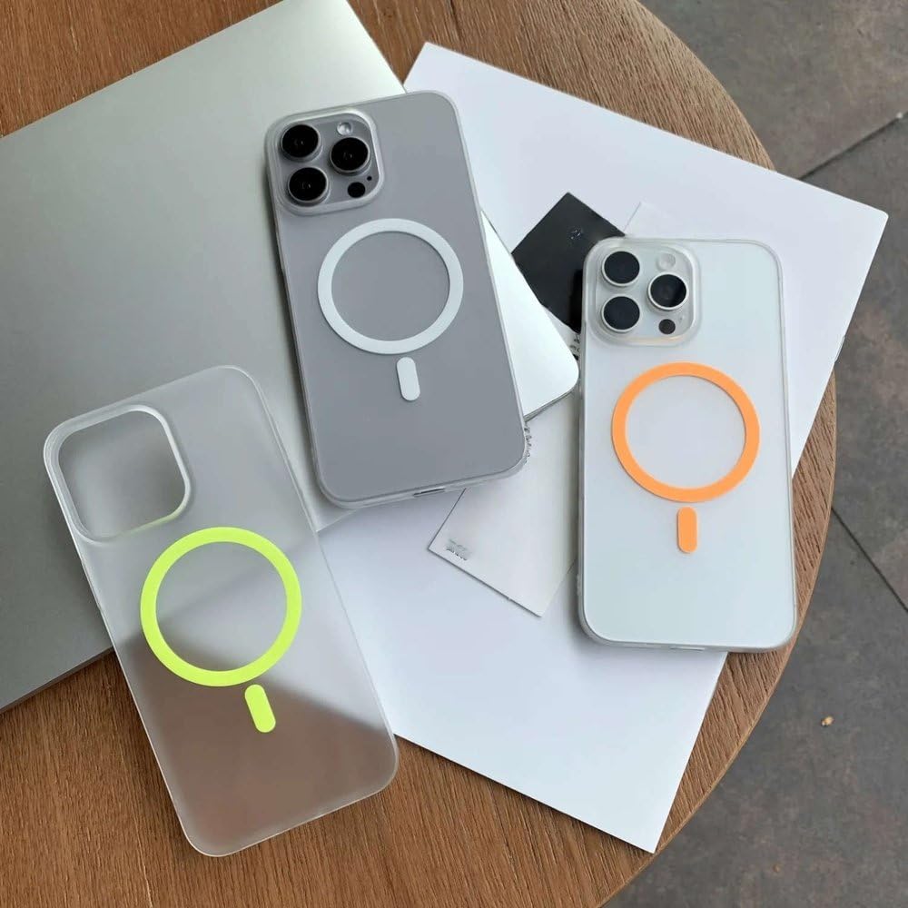 Custodia trasparente per telefono con ricarica wireless e luce notturna per iPhone 15 11 13 12 14 Pro Max, colore sfumato, luminosa, bianca, per iPhone 11 Pro Max