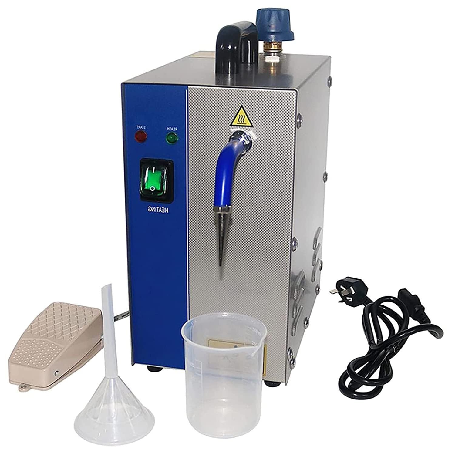 1300W Gem Washer 2L Stainless Steel Jewelry Steam Cleaner Gold and Silver Jewelry Steam Cleaning Machine